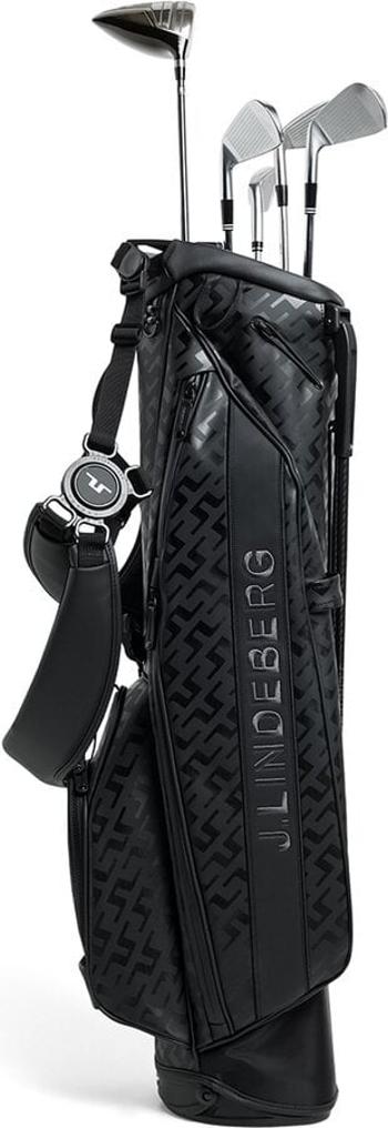 J.Lindeberg Sunday Print Geo Jacquard Black Pencil Bag