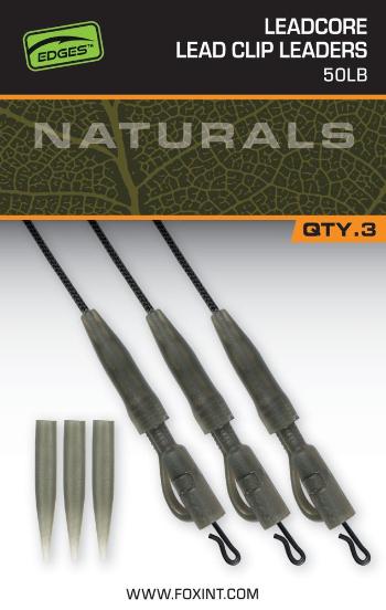 Fox Montáž Edges Naturals Leadcore Power Grip Lead Clip Leaders 3ks,Fox Montáž Edges Naturals Leadcore Power Grip Lead Clip Leaders 3ks