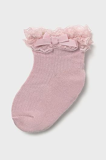 Detské ponožky Mayoral Newborn ružová farba, 9868