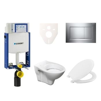 Cenovo zvýhodnený závesný WC set Geberit na zamurovanie + WC S-Line S-line Pro 110.302.00.5NR6