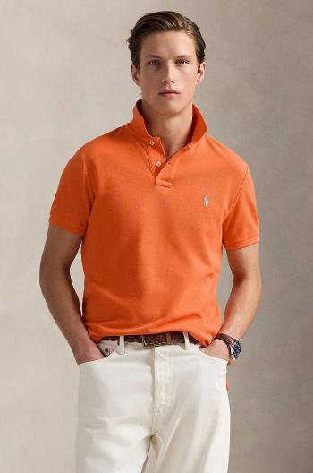 Bavlnené polo tričko Polo Ralph Lauren jednofarebné, 710536856