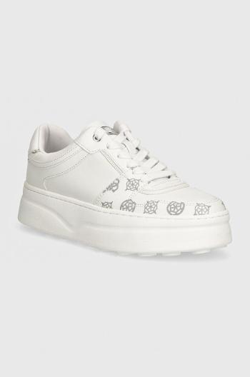 Tenisky Guess QUEENZ biela farba, FLTQNZ FAL12