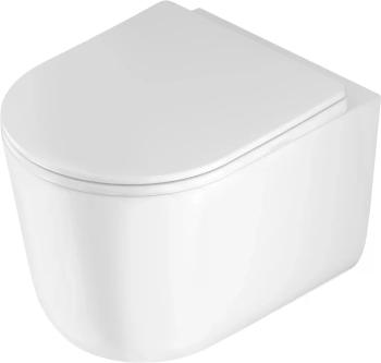 LaVilla WC misa závesná JASMIN Rimless TORNADO - set vrátane sedátka SLIM softclose CDJD6ZPW