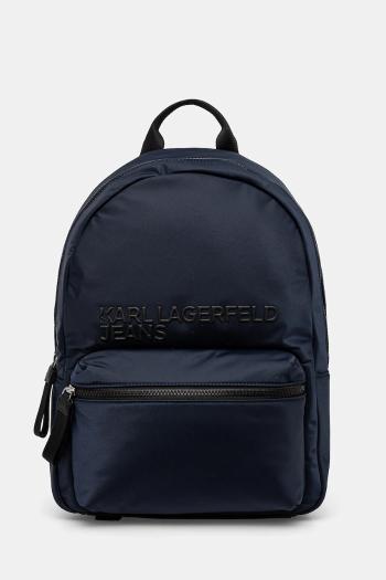 Ruksak Karl Lagerfeld Jeans tmavomodrá farba, veľký, s potlačou, A1W30236