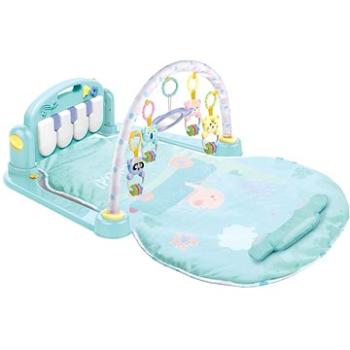 BABY MIX Hracia deka s pianom modrá (8596164042618)