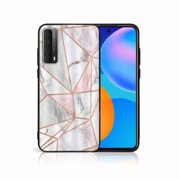 MY ART Ochranný obal Huawei P Smart 2021 PINK MARBLE (143)