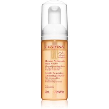 Clarins Cleansing Gentle Renewing Cleansing Mousse jemná čistiaca pena pre všetky typy pleti 50 ml