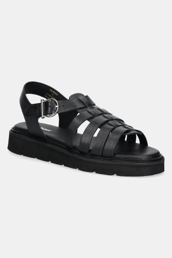 Kožené sandále Barbour Otterburn dámske, čierna farba, LFO0757BK51