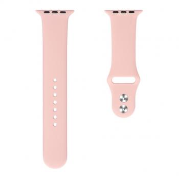 BStrap Soft Silicone remienok na Apple Watch 38/40/41mm, Pink Sand (SAP008C07)