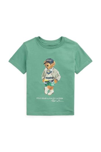 Tričko Polo Ralph Lauren zelená farba, jednofarebný, 322973121001