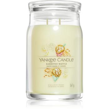 Yankee Candle Banoffee Waffle vonná sviečka Signature 567 g