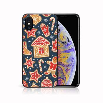 MY ART Kryt s vianočným dizajnom Apple iPhone X / XS CHRISTMAS (069)