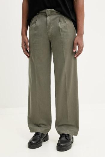 Nohavice Dickies pánske, zelená farba, rovné, DK0A4Z7FMGR1