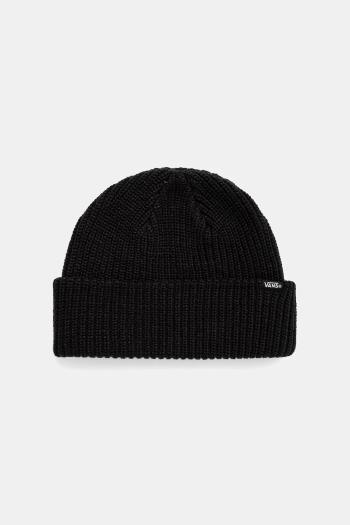 Detská čiapka Vans Core Basic Cuff Beanie čierna farba, VN000Q1GBLK1