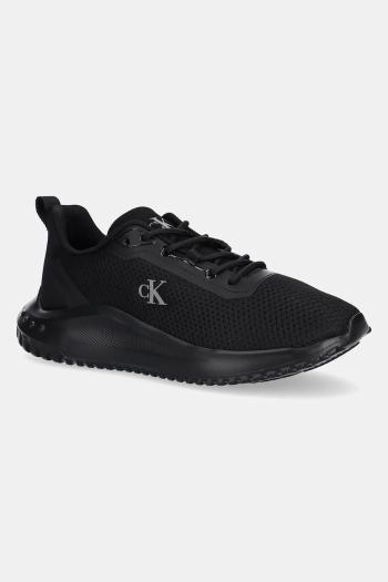 Tenisky Calvin Klein Jeans EVA RUNNER MIX MESH čierna farba, YM0YM01285
