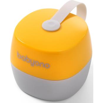 BabyOno Dummy Case krabička na cumlík 0m+ Yellow 1 ks