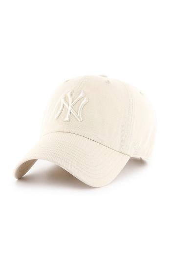 Čiapka 47 brand MLB New York Yankees ružová farba, s nášivkou, B-RGW17GWSNL-NTA