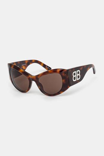 Slnečné okuliare Balenciaga dámske, oranžová farba, BB0393S