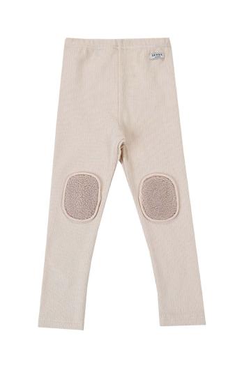 Legíny pre bábätká Donsje Keene Leggings béžová farba, jednofarebné, 4054300