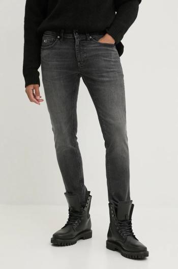 Rifle Tommy Jeans pánske, čierna farba, DM0DM20384