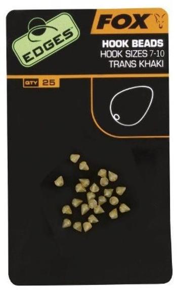 Ütköző FOX Edges Hook Bead 7-10 mérethez Trans Khaki 25db