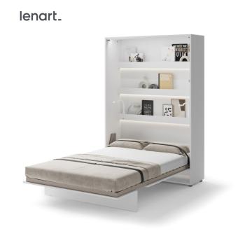 Dig-net nábytok Sklápacia posteľ Lenart BED CONCEPT BC-01 biela | 140 x 200 cm