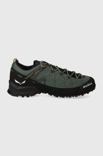 Topánky Salewa Wildfire 2 pánske, zelená farba, 00-0000061404