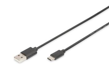 Digitus Pripojovací kábel USB C na A 1,0 m, 3A, 480 MB, verzia 2.0