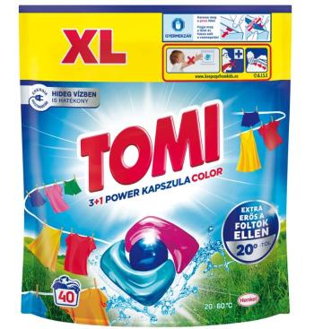 Tomi 3+1 Power Caps Color Mosókapszula 40 mosás