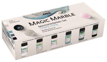 Kreul Magic Marble Sada farieb na mramorovanie Chalky Living Colours 6 x 20 ml