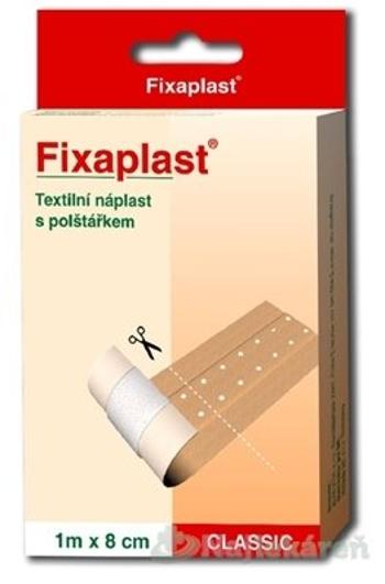 FIXAplast CLASSIC náplasť textilná s vankúšikom (1mx8cm)  1ks