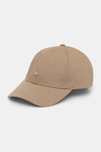 Bavlnená šiltovka Barbour Cascade Shield Cap béžová farba, jednofarebná, MHA0902