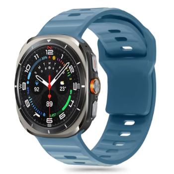 Tech-Protect Silicone Line remienok na Samsung Galaxy Watch Ultra 47mm, montego blue