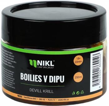 Nikl boilie v dipe 250 g 18+20 mm-krillberry