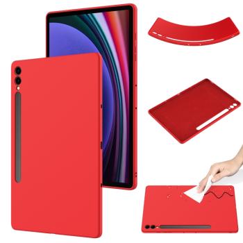 RUBBER Ochranný kryt pre Samsung Galaxy Tab S9 FE+ / S9+ / S10+ červený