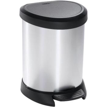 Curver Odpadkový kôš Decobin 5 l, strieborná