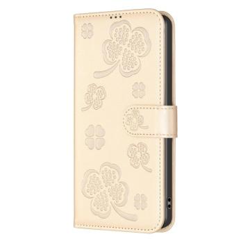 ART CLOVER Peňaženkový obal pre Xiaomi Redmi Note 14 zlatý