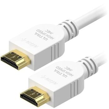 AlzaPower Core Premium HDMI 2.1 High Speed 8K 2 m biely (APW-CBHD21S020W)