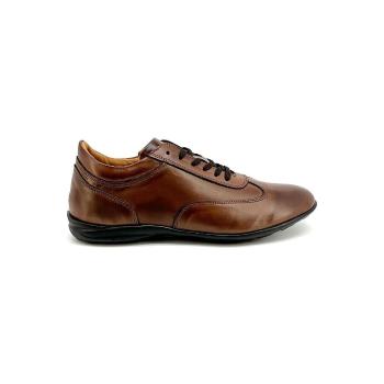 Duca Di Morrone  Raul - Leather Brown  Módne tenisky Hnedá