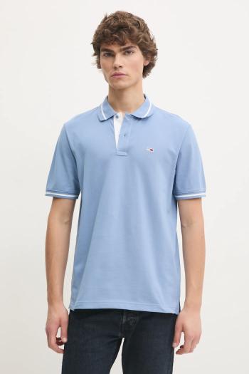 Bavlnené polo tričko Tommy Jeans jednofarebné, DM0DM20745