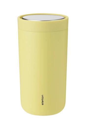 Termo hrnček Stelton To Go Click 0,2 L žltá farba
