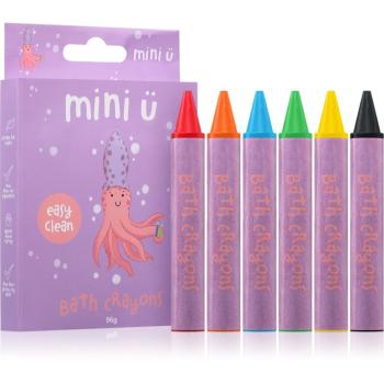 Mini-U Bath Crayons farebné ceruzky do kúpeľa 6x96 g