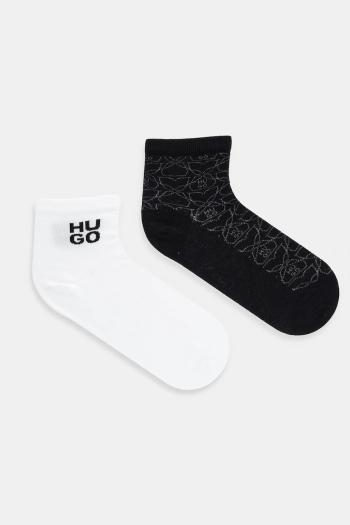 Ponožky HUGO 2-pak čierna farba, 50543179