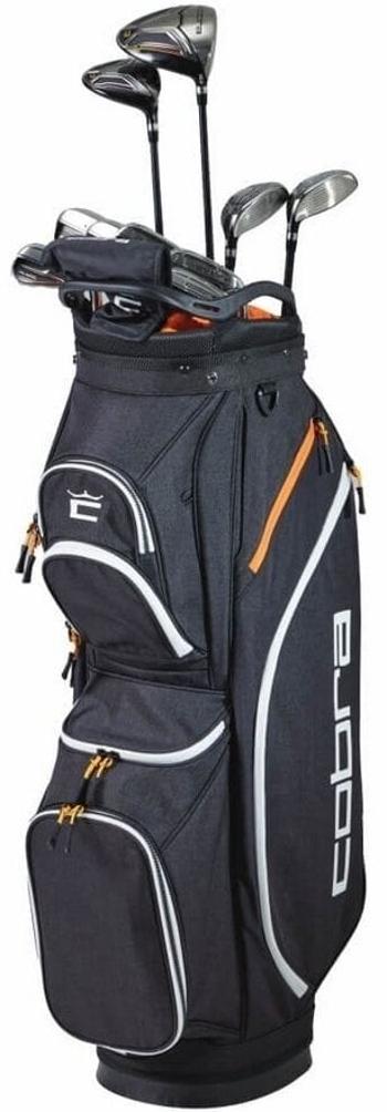Cobra Golf Fly XL 2025 Black/Orange Ľavá ruka Grafit Regular Standard Golfový set