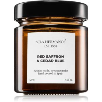 Vila Hermanos Apothecary Red Saffron & Cedar Blue vonná sviečka 150 g