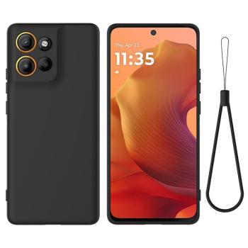 RUBBER Ochranný kryt pre Motorola Moto G15 / G15 Power čierny