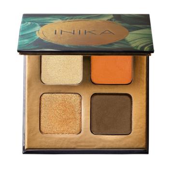 INIKA Organic Paletka očných tieňov (Eyeshadow Quad) 8 g Sunset