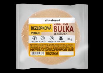 ALLNATURE Bezlepková hamburger hrčka so sezamom čerstvá 100 g