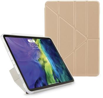 Tablet tok Pipetto Metallic Origami Apple iPad Air 10.9“ (2020/2022) készülékre - arany
