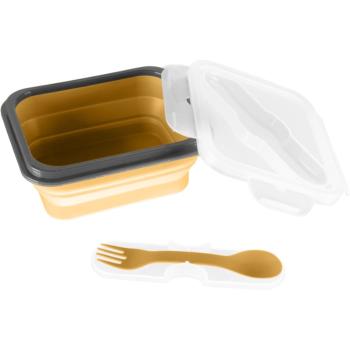 Zopa Silicone Lunch Box Small jedálenská sada Mustard Yellow 15x7,5 cm 1 ks